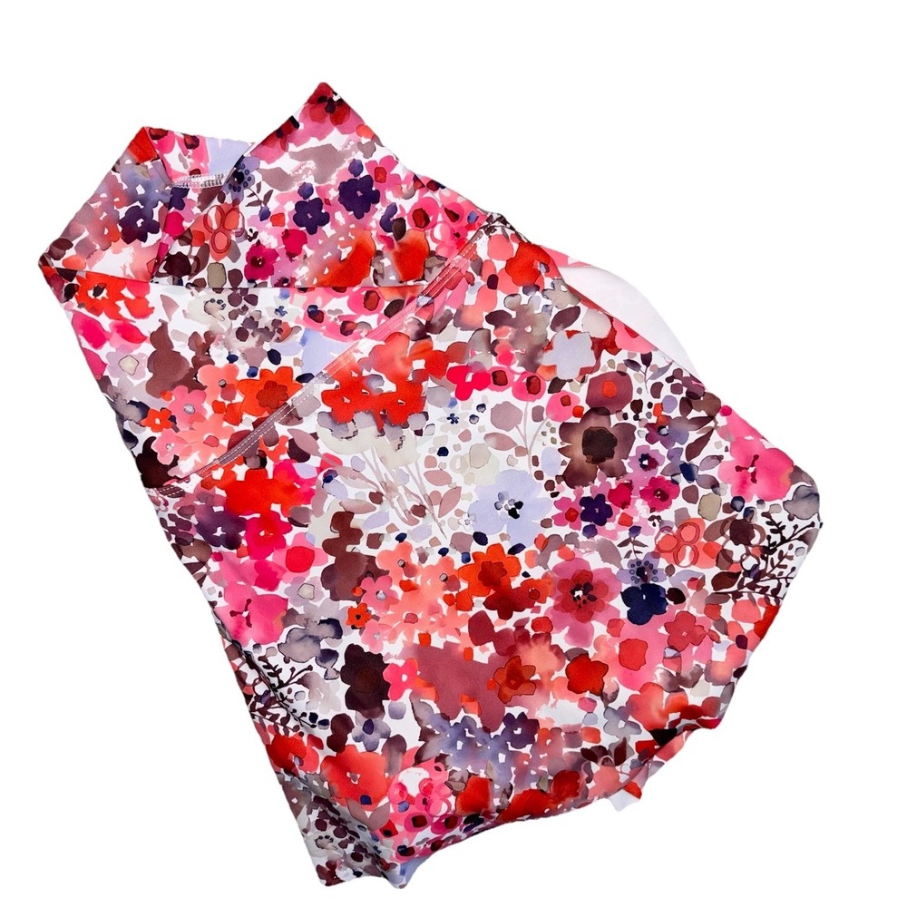 Halara Crossover Pocket 2-in-1 Tennis Pickleball Skirt Skort Small Floral Print